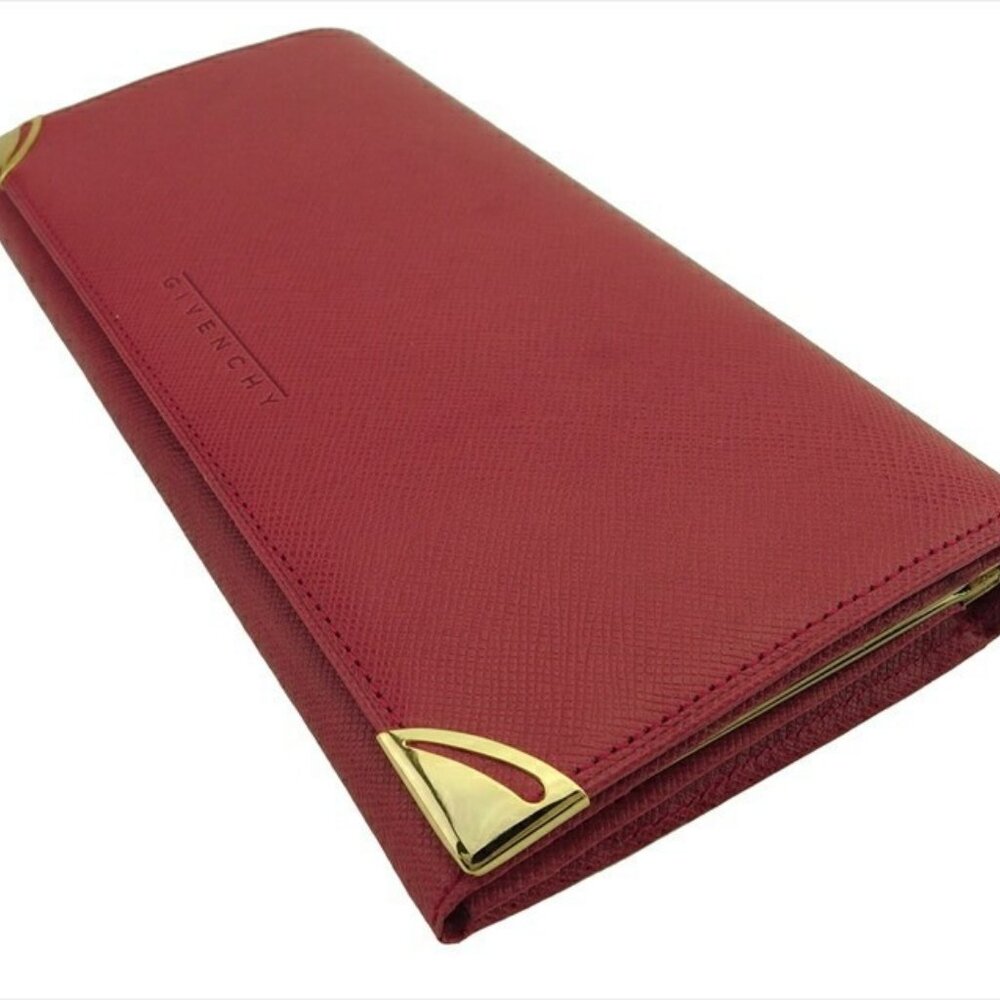 GIVENCHY Purse Red gold Women Authentic secondhand